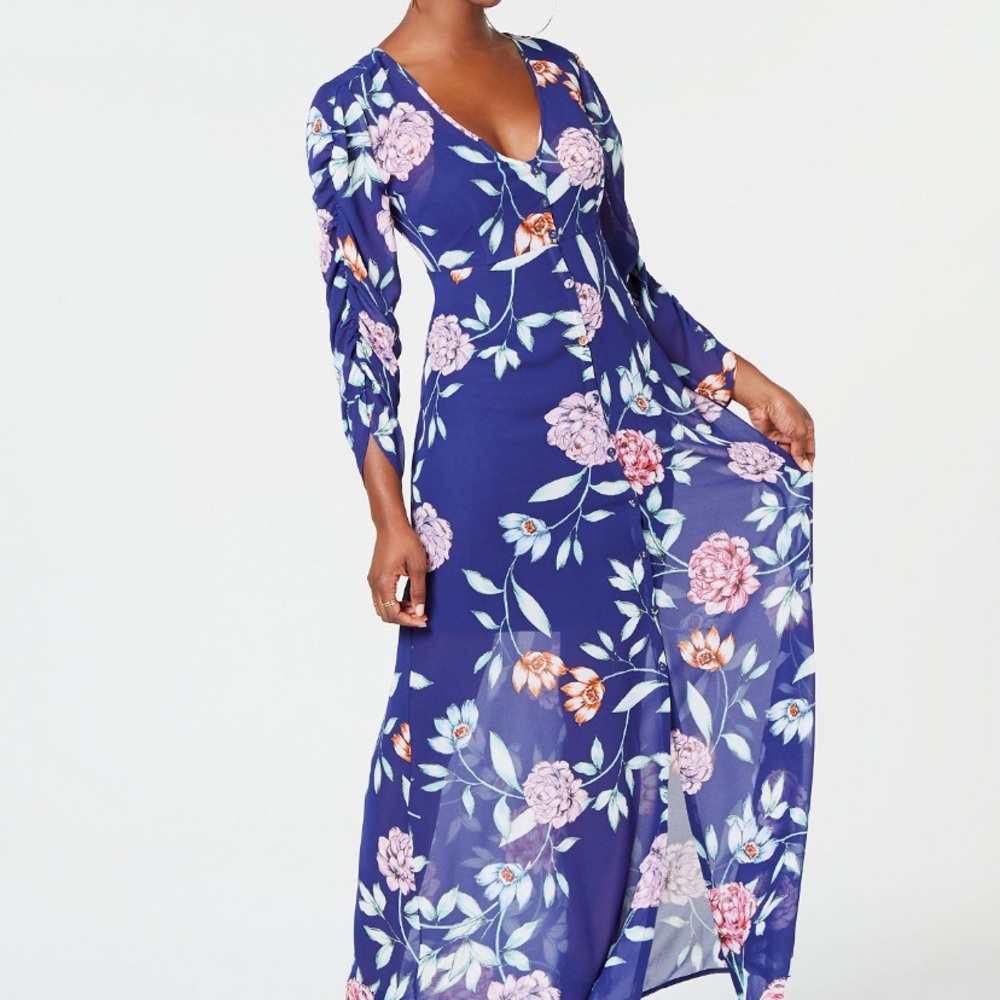 GUESS Eliza Floral-Print Maxi Dress